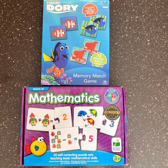 Kids Puzzles and Games Dory Matching Game and Mathematics Learning Puzzle - Picture 1 of 5